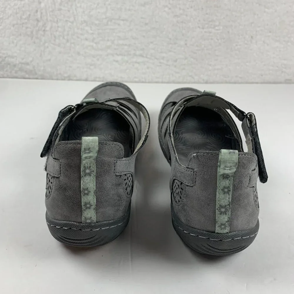 JBU by Jambu Gemini B3GEM45 Casual Fisherman Shoes Women's Sz 9.5W Gunmetal 7877